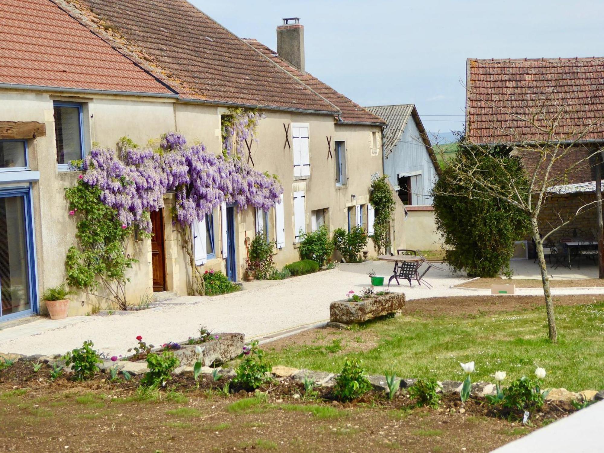 Burgundian Farmhouse In Talon With Fireplace 外观 照片